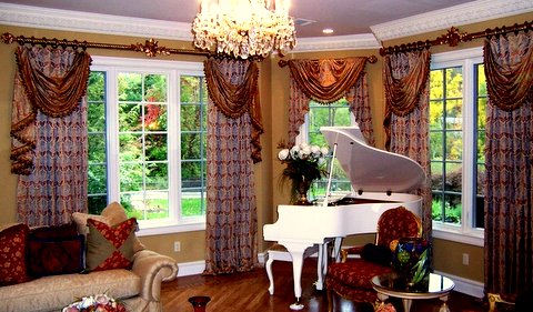 Open Drape Swags