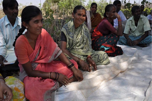 woman with cotton